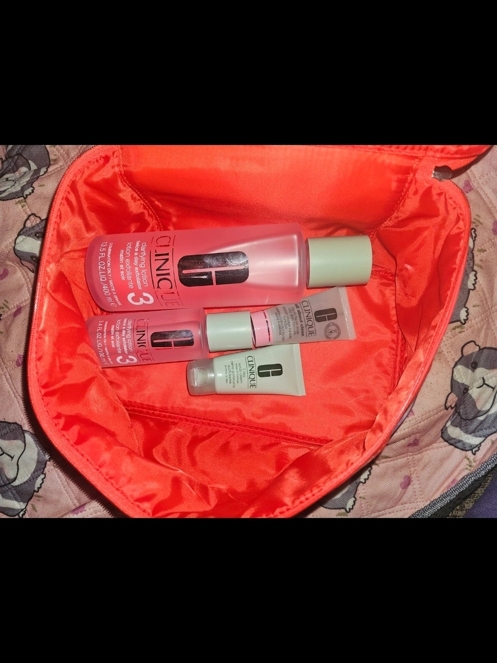 Clinique Pink and Green Travel Primer & Skincare Set